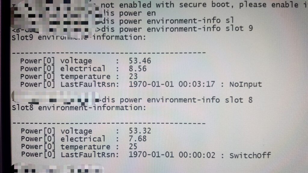 NE40E X3A power problem