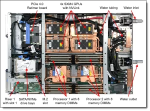 SD650 N V2 internal view with 1 slot